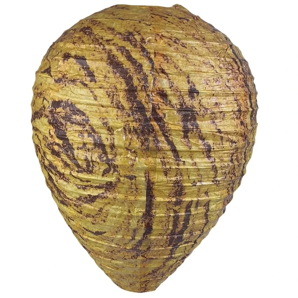 Faux Wasp Nest Hanging Outdoor Visual Decoy Paper Nest